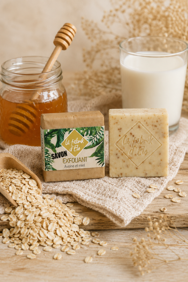 savon exfoliant avoine et miel savon exfoliant avoine et miel