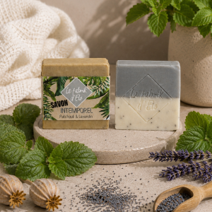 savon intemporel patchouli lavandin pavot
