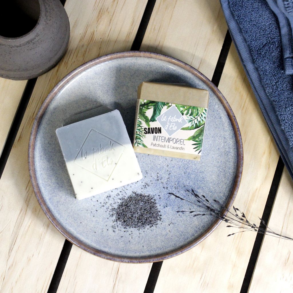 Savon Artisanal Naturel Au Lait De Brebis Lavandin Patchouli 6% Surgras - Bio, Neuf